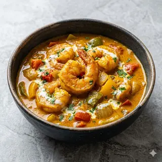 Gamberi curry