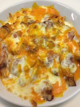 Patatas Gratinadas Con Queso Y Bacon
