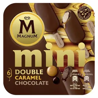Helado Mini Doble Caramel/Chocolate Magnum, Caja 6 Uds (25499419)