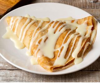 Блинчик со сгущенными сливками