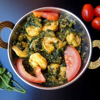 Prawn palak