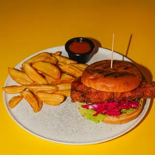 Sándwich De Pollo Frito