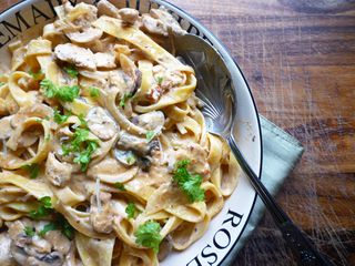 Pasta Pollo Ai Funghi