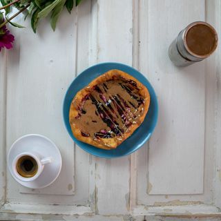 Мекица с фъстъчено масло и сладко (140г)