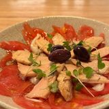 Ensalada Tomate, Ventresca Y Cebolla Tierna