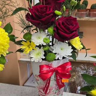 Голяма гъбка 3 Червени Рози