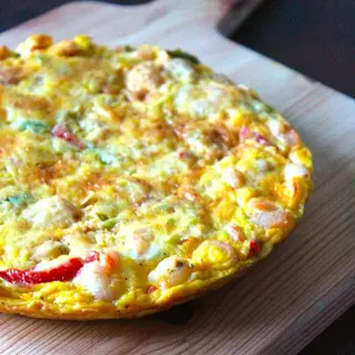 Omelete de Camarão
