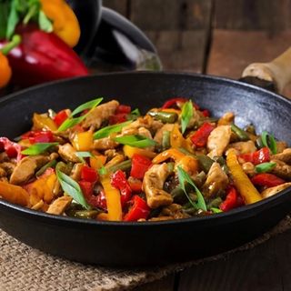 Мясо с овощами