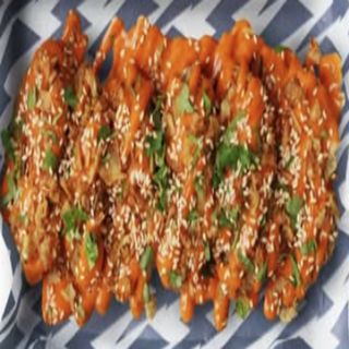 Menú alitas agridulce picante (8 pzs.)