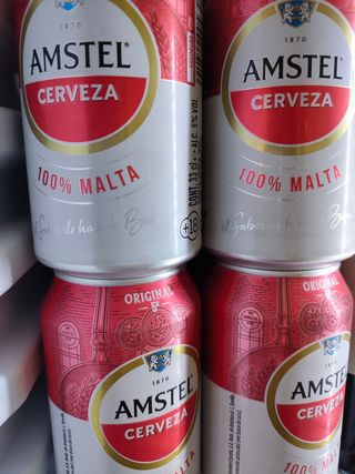 Cerveza Amstel lata 0,33ml.