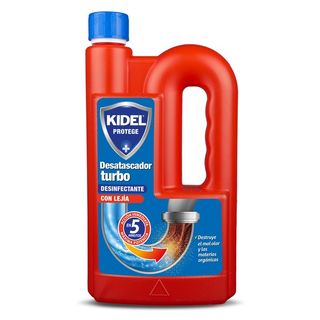 Desatascador De Tuberías Turbo Kidel 1L.