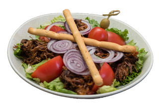 Pulled beef salata