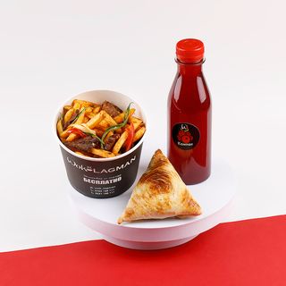 Комбо "Фри с мясом"