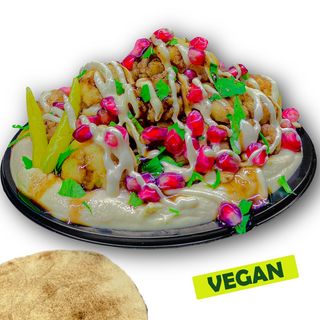 Hummus cu conopida prajita