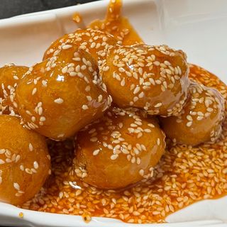 Pollo Frito Rebozado Con Sésamo