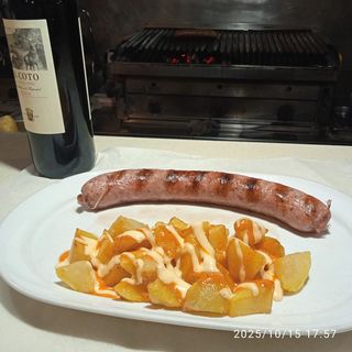 Butifarra de ajo y perejil a la brasa 