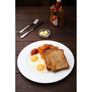 Two Eggs With Toast And Your Choice Of Chips Or Homefries