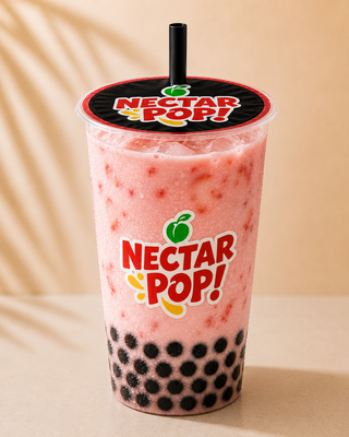 Strawberry milk tea- Medium