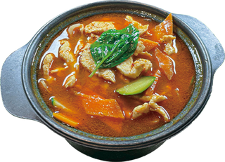 Gambas al curry rojo tailandés