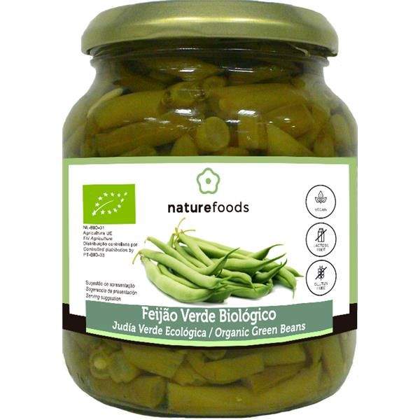 Feijão Verde Cozido Bio 340 Gramas Naturefoods