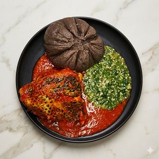 Amala And Okro