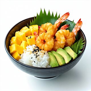 Poke Bowl De Langostino Tempura