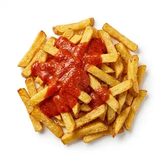 Patatas Fritas Con Salsa