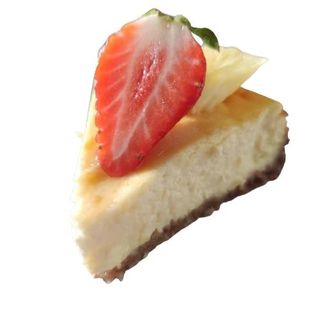 Porción De Tarta De Cheesecake