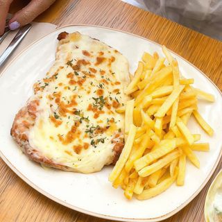 Milanesa Napolitana De Pollo Y Bacon