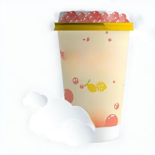 Bubble tea Lemon
