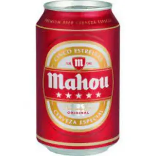 mahou 5 estrella lata 330ml