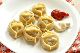 Манты из рубленой говядины (5 шт)