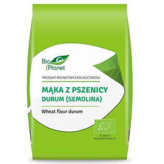 MĄKA Z PSZENICY DURUM (SEMOLINA) BIO 500 g - BIO PLANET