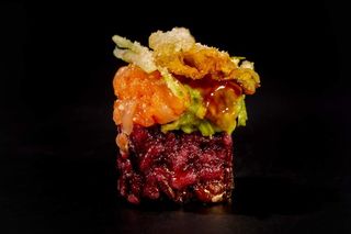 136 Black ebi flower roll 8 pezzi