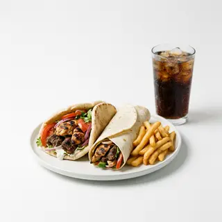 Menú Pita + Dürum + Patatas + Bebida