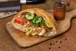 Kebab de pui la rotisor