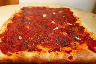 Teglia di pizza marinara