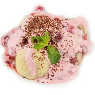 Gałuszki z wiśnią i czekoladą