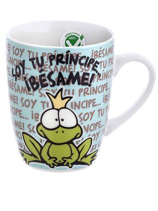 Taza " Soy tu principe, bésame! "