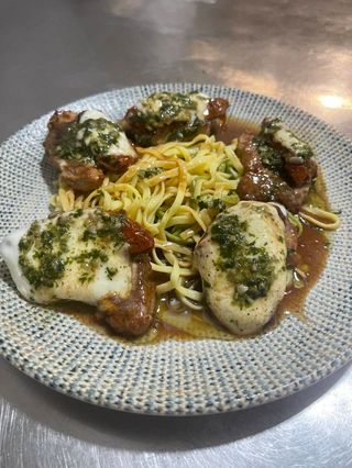 Скалопини с моцарела (400г)