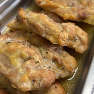 Coscia di pollo disossata con patate 