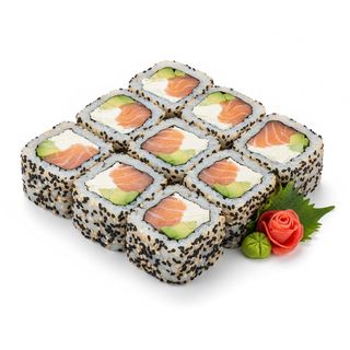Uramaki salmone affumicato