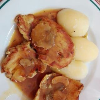 Solomillo Plancha Con Salsa De Champiñones Casera (200 g.)