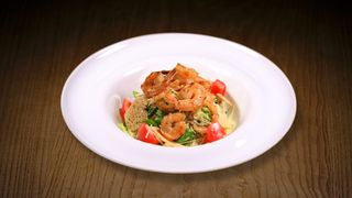 Салат "Цезарь" с креветками (250 гр.)