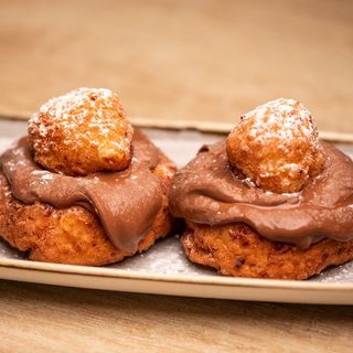 Papanasi cu nutella si frisca