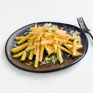 Cartofi prajiti  cu branza