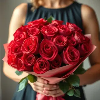 Ramo 18 rosas rojas