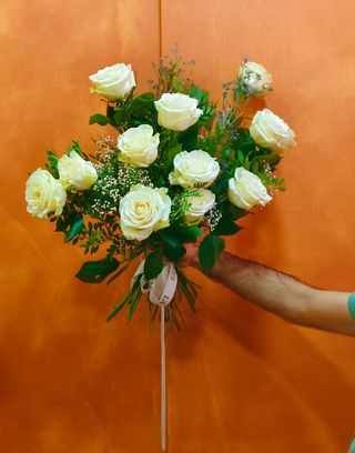 Docena Rosas Blancas