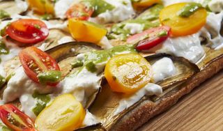 MELANZANE PESTO E POMODORINI