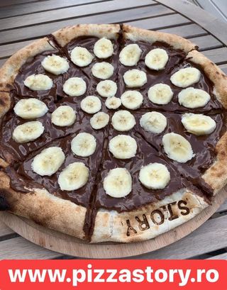 Pizza cu Nutella și banane  Ø 32cm